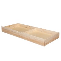 Łóżko sosnowe PINO klasyczne równy tył 90x200