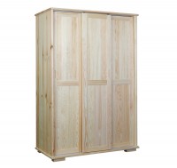 Szafa sosnowa 3 drzwiowa Modern przesuwna 122x177x60