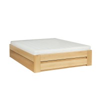 Łóżko bukowe LK 187 BOX 140x200 podnoszone