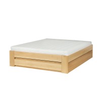 Łóżko bukowe LK 187 BOX 140x200 podnoszone