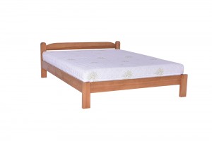 Łóżko sosnowe Ametyst 1/1 ażurowy szczyt 180x200