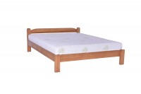 Łóżko sosnowe Ametyst 1/1 ażurowy szczyt 180x200