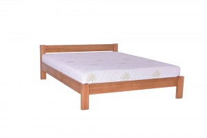 Łóżko sosnowe Ametyst 2/1 prostokątny ażurowy szczyt 180x200