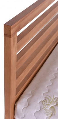 Łóżko sosnowe Koral 1 wysoki ażurowy szczyt 160x200