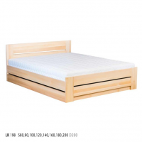 Łóżko bukowe LK 198 BOX 180x200